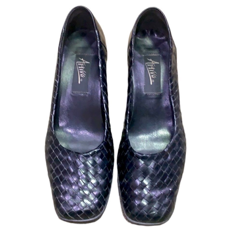 Black Attica Braided Detail Heels Women’s Size 6